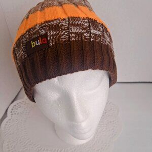 Bula Kids Beanie orange/brown Unisex NWT